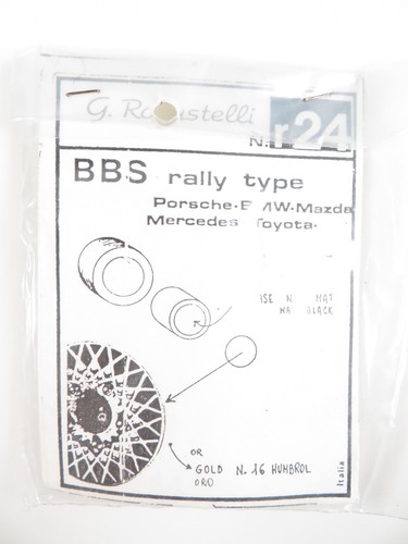 Set cerchi robustelli bbs - cerchi, 1:43
