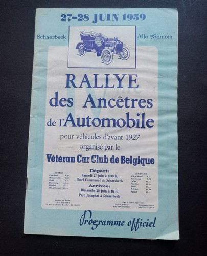 Rally 1959 degli ancetres - rally,