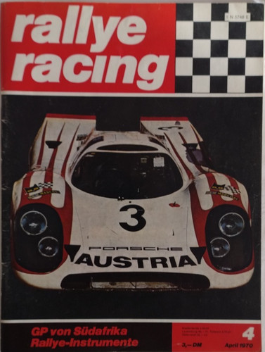 Rally racing aprile 1970 - rally,