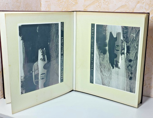 Vintage rally photo album - vintage, 1961