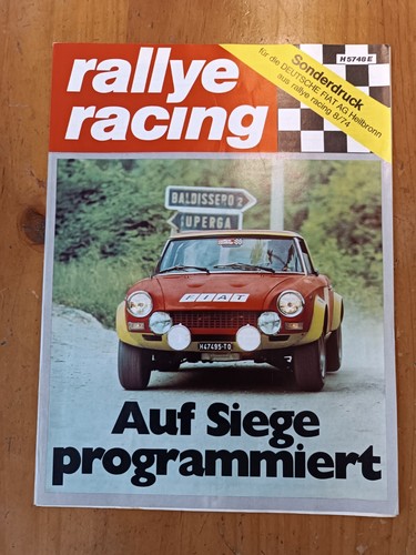 Brochure fiat rally stampa - rally,